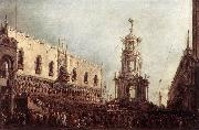GUARDI, Francesco Carnival Thursday on the Piazzetta dgs Germany oil painting reproduction